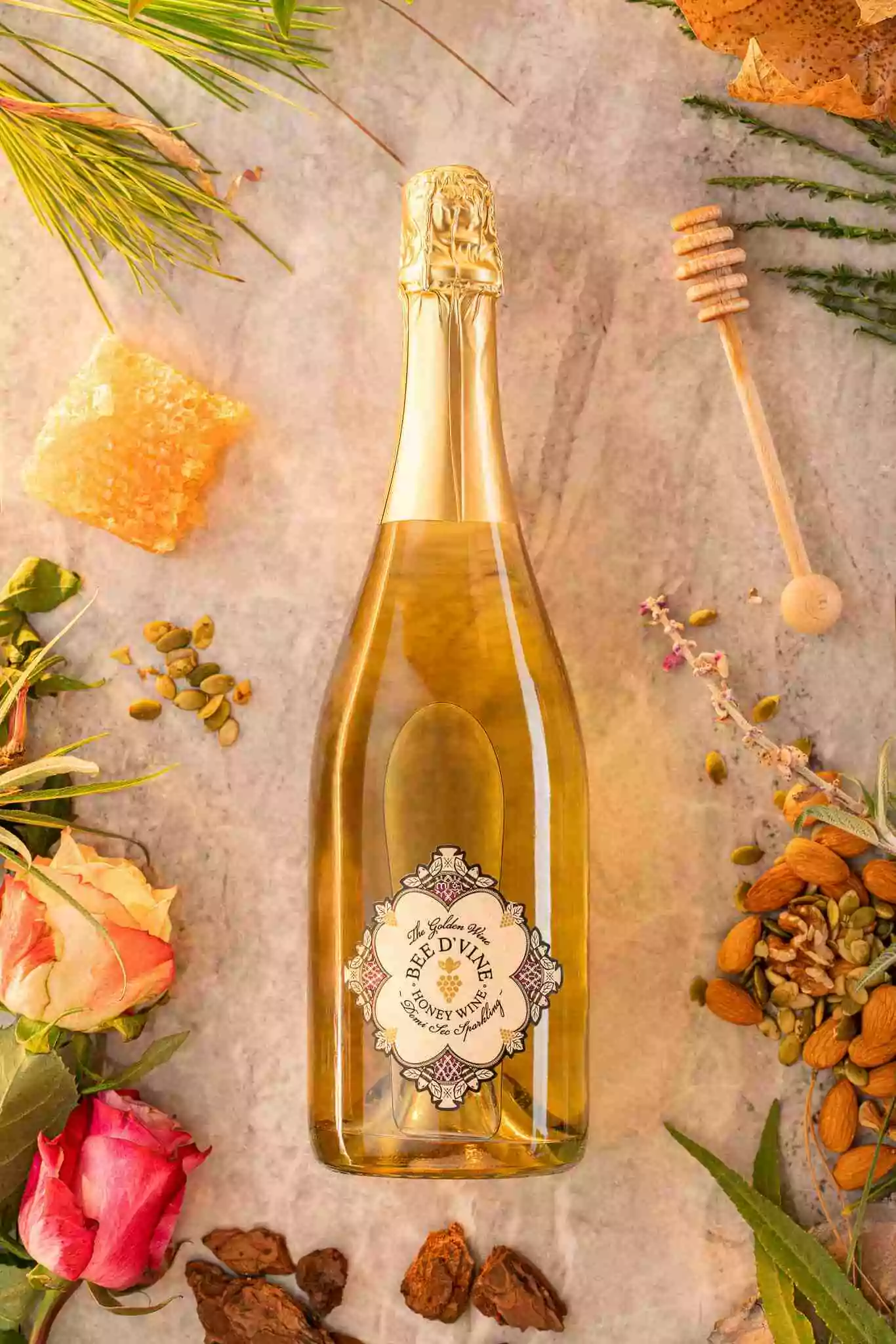 Demi Sec Sparkling Honey Wine