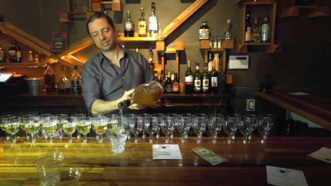 One Bee d'Vine Magnum Serves an Entire Restaurant