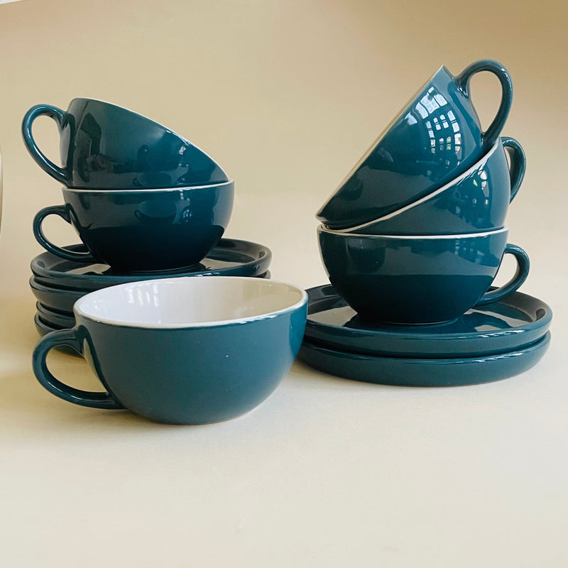 The Viridi Cappuccino Cup Saucer Set