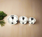 Stainless Steel Pulao Handi with Lid and PVC Knob – Cooking Handi