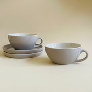 Marble Latte Cup Saucer Set 320ml