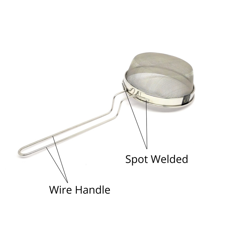 Stainless Steel Deep Fryer Strainers with Spot Welded Wire Handles – Kitchen Utensil