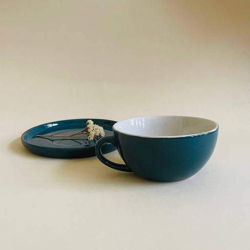 Viridi Latte Cup Saucer Set 320ml