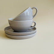 Marble Latte Cup Saucer Set 320ml