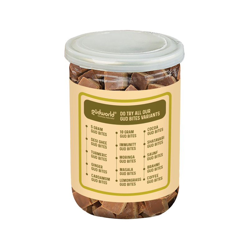 Gudworld Fennel Jaggery Bites – Digestive Cane Sugar Candy (10.58 oz)