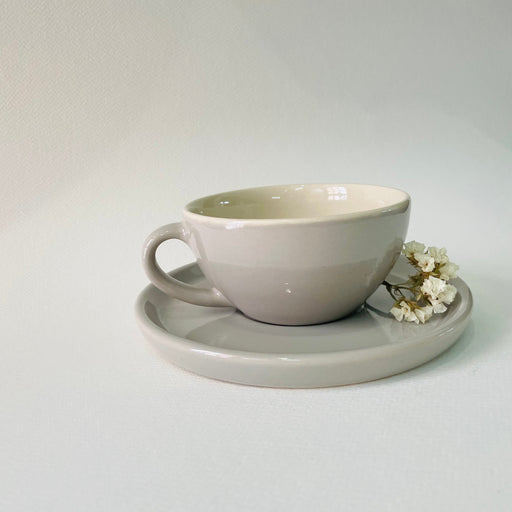 Marble Latte Cup Saucer Set 320ml