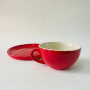 Scarlet Sip Latte Cup Saucer Set 320ml
