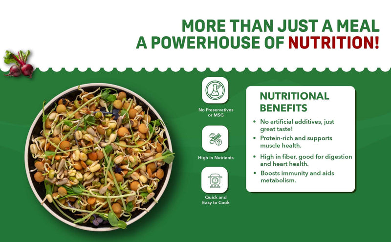 Natible Sprouted Protein and Sprouted Millet Chilla Mix Variety Pack- Achari Flavor – Savory Indian Pancake Mix (7.05 oz)