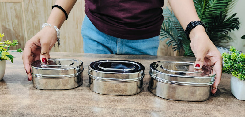 Capsule Shaped Multi-Purpose Stainless Steel Food Storage Container – Storage Container