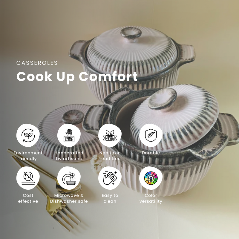 The Roseate Casserole Set