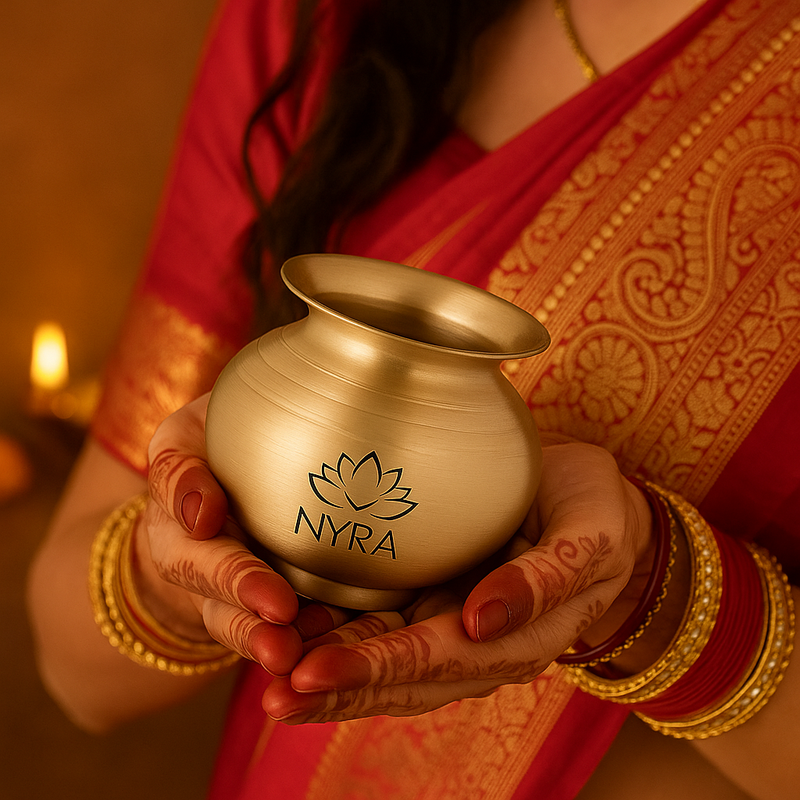 Pure Brass Kalash – Kitchen Utensil