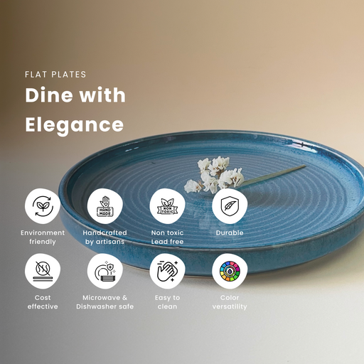 The Mustard Ceramic Flat Plate