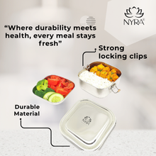 Stainless Steel Double Decker Lunch Box – Storage Container
