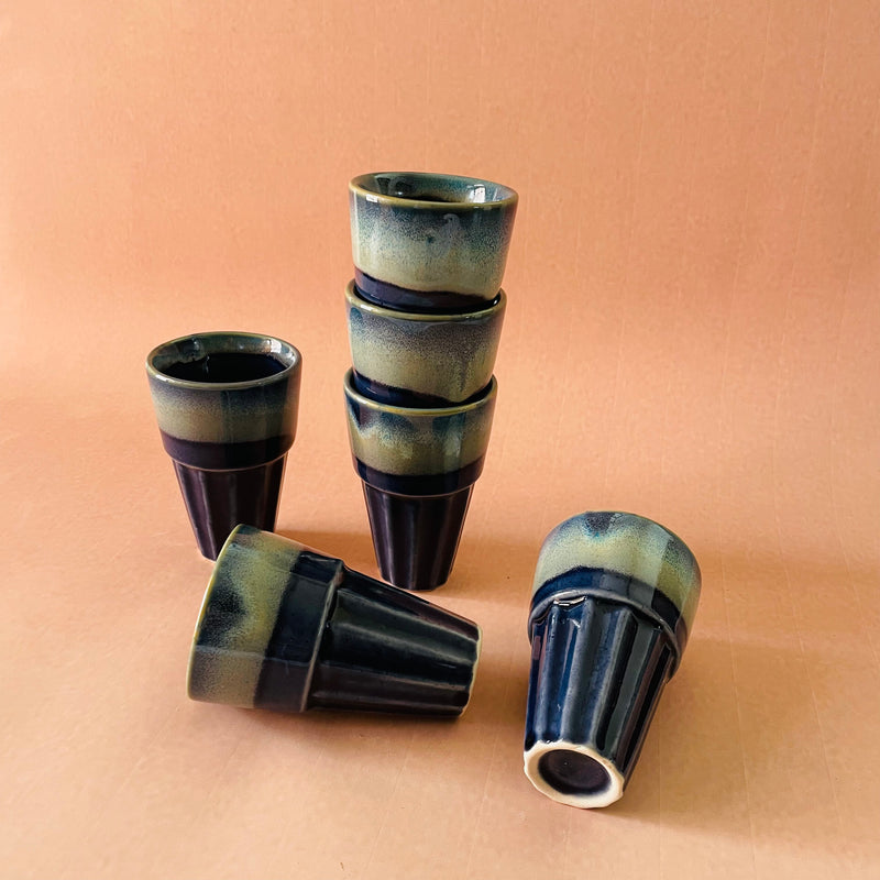 The Cool Tea Glasses Deep Blue