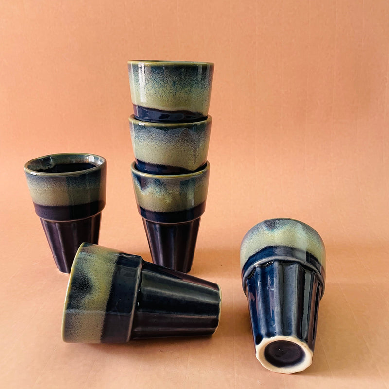 The Cool Tea Glasses Deep Blue