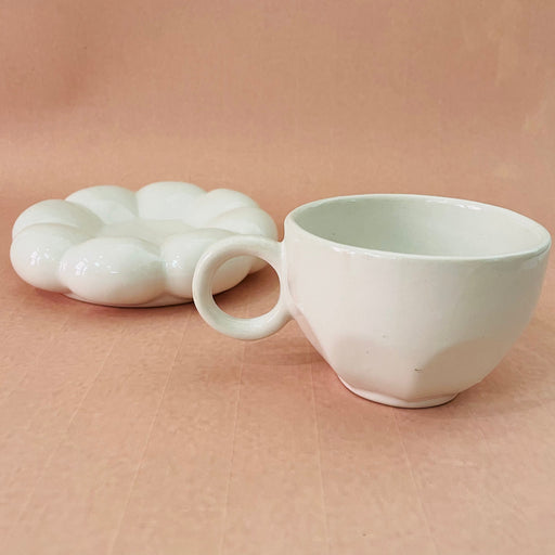 The Blossom Tea Cup Saucer White