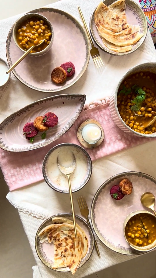 The Roseate Ceramic Dinnerware Set For 1