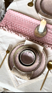 The Roseate Ceramic Dinnerware Set For 8