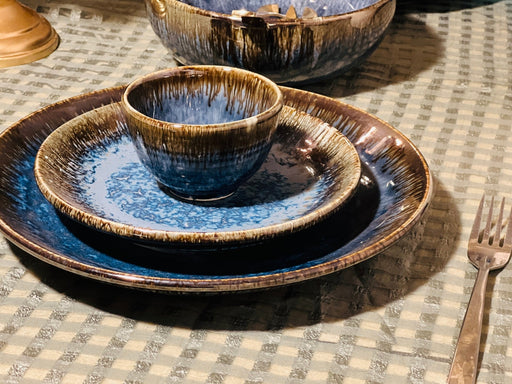 Midnight Aura Din Set Ceramic Kitchenware