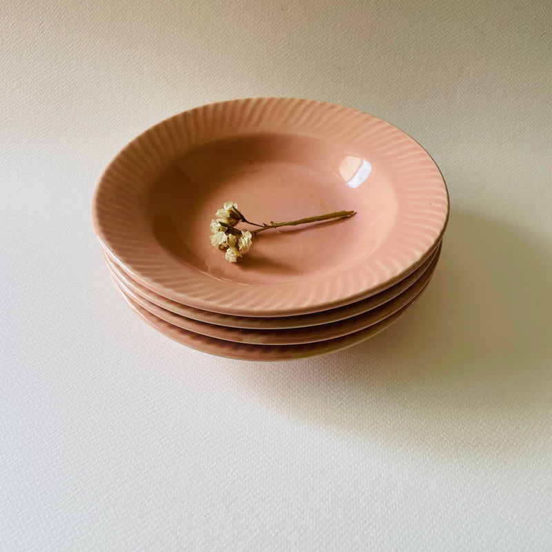 Petite Roseus Flamingo Pasta Plate 7 Inches Pack Of 4