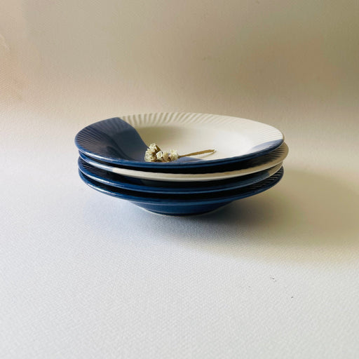 Petite Elengate Bluebird Pasta Plate 7 Inches Pack Of 4