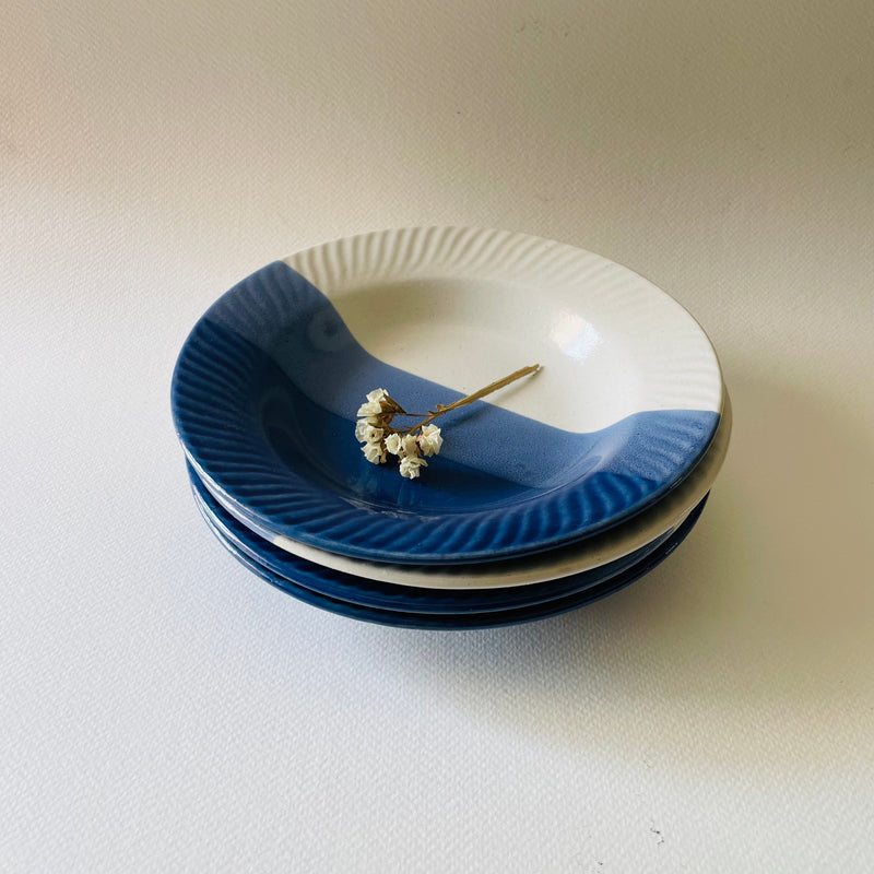 Petite Elengate Bluebird Pasta Plate 7 Inches Pack Of 4