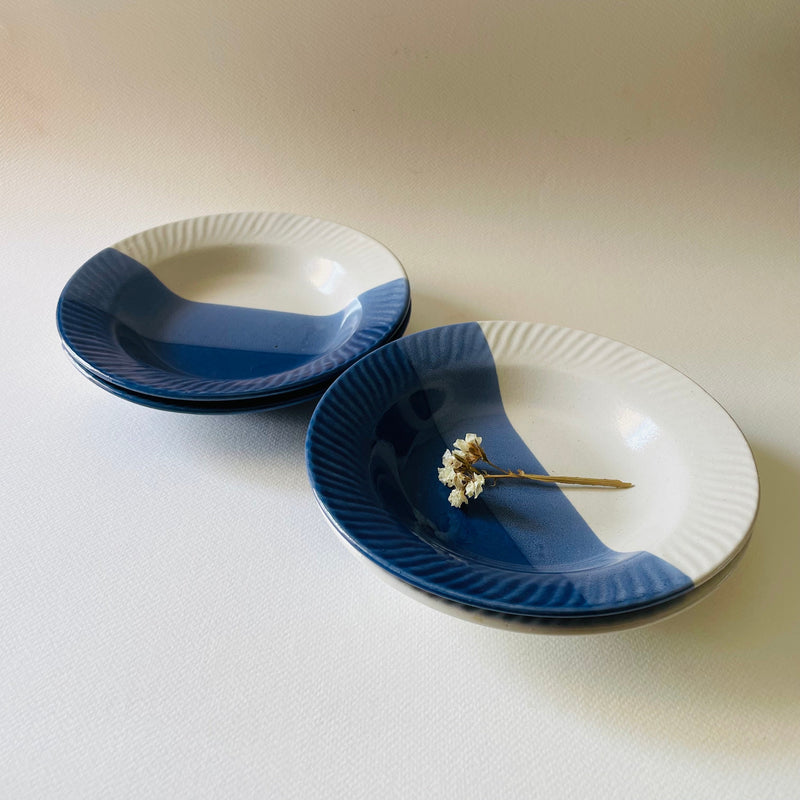 Petite Elengate Bluebird Pasta Plate 7 Inches Pack Of 4