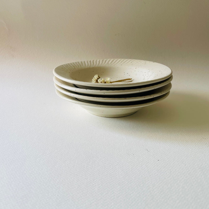 Petite Blanche Pasta Plate 7 Inches Pack Of 4