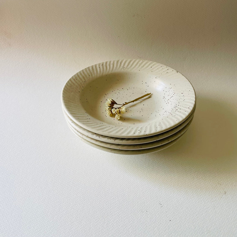 Petite Blanche Pasta Plate 7 Inches Pack Of 4