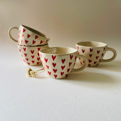 The Hear T Ceramic Tea Ceramic Tea Cup Set