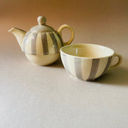Grey White Tee Pot Set