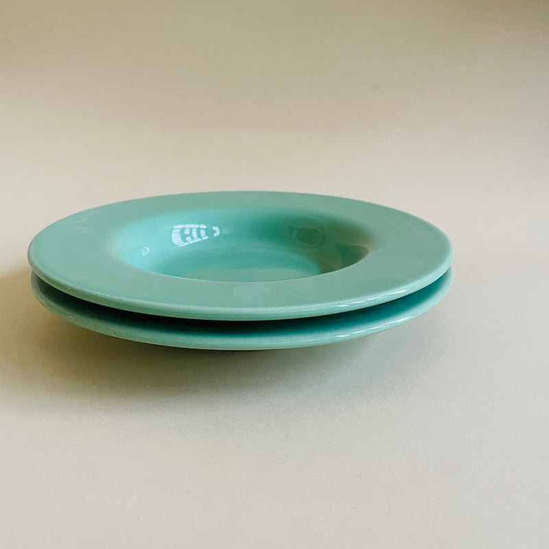 The Sage Green Pasta Plates Set Of 2