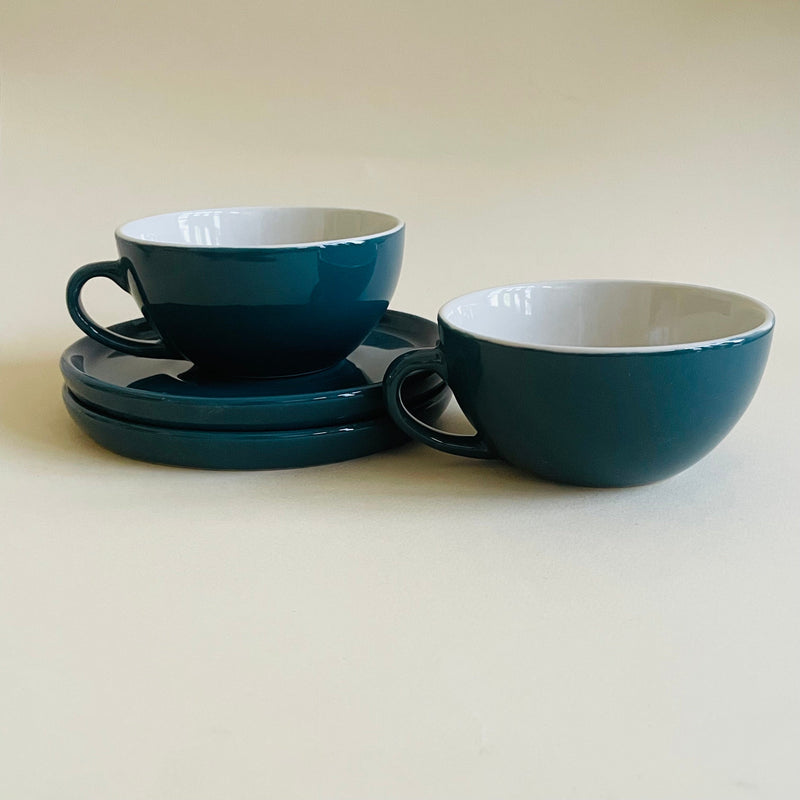 The Viridi Cappuccino Cup Saucer Set