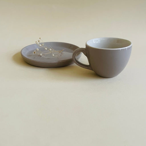 The Gris Expresso Cup Saucer