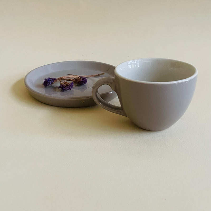 The Gris Expresso Cup Saucer