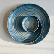 The Spiralis Dip Ceramic Serving Platter