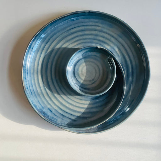 The Spiralis Dip Ceramic Serving Platter