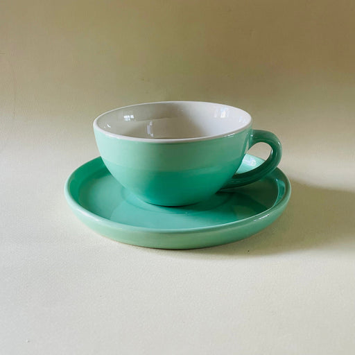 Verdant Sip Latte Cup Saucer Set 320ml