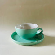 Verdant Sip Latte Cup Saucer Set 320ml