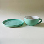 Verdant Sip Latte Cup Saucer Set 320ml