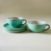 Verdant Sip Latte Cup Saucer Set 320ml