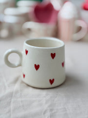 Little Hearts Ceramic Coffee Mug