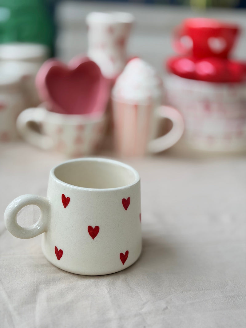 Little Hearts Ceramic Coffee Mug