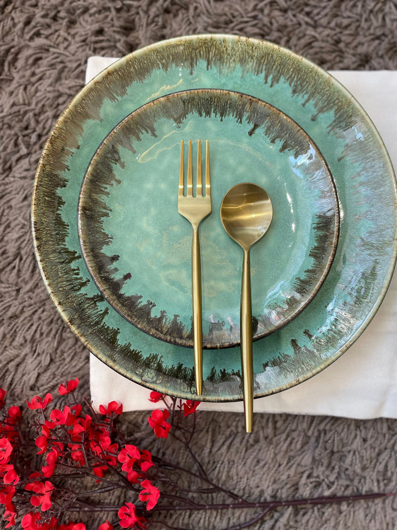 The Mare Ceramic Dinnerware Set For 2