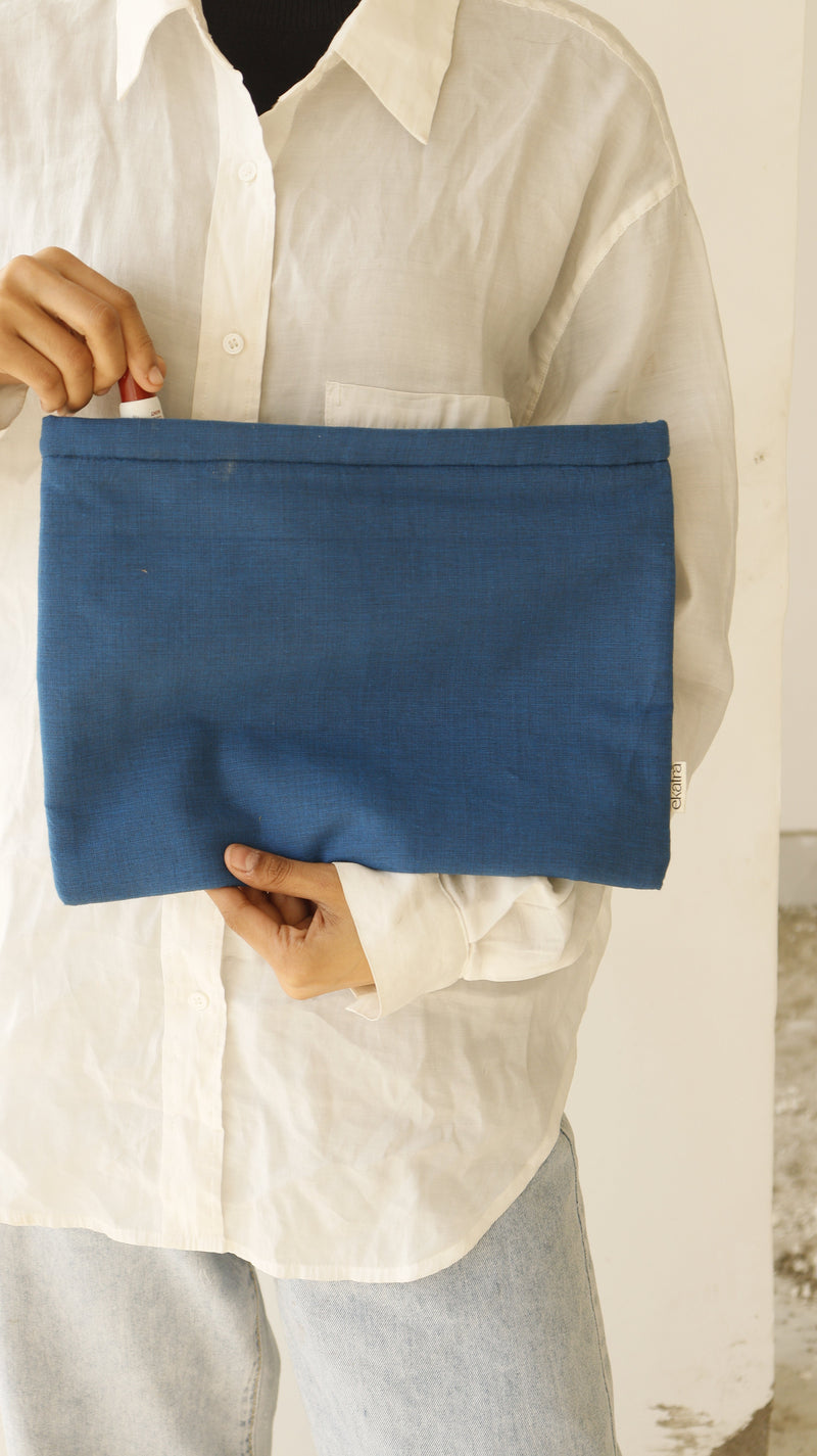 ekatrahandmade-sustainable-cotton-travel-pouch-organizer-by-ekatra-elephant-motif