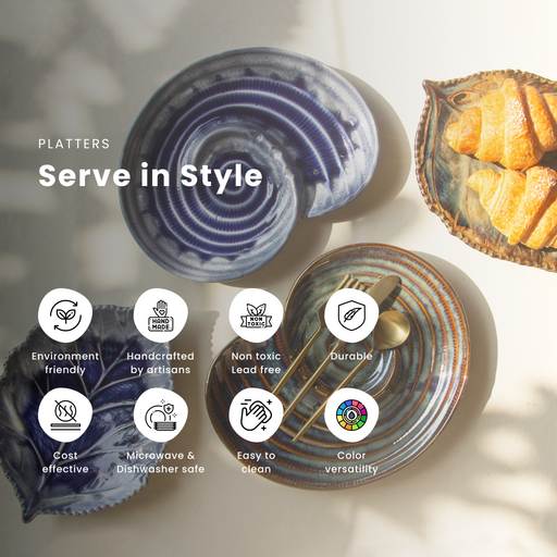 Amurg Ceramic Serving Platterter