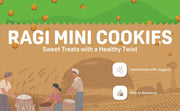 Natible Ragi Mini Cookies Variety Packs – Wholesome Snack Cookies (5.29 oz)