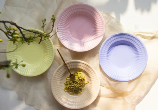 Summer Ceramic Pasta Plate Set