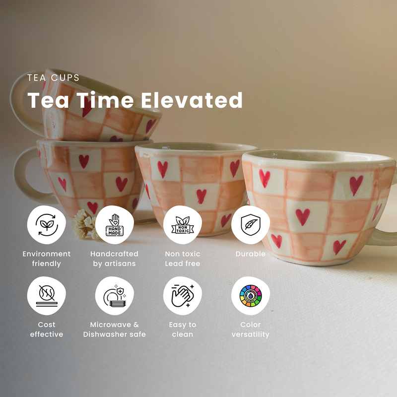 The Blossom Tea Cup Saucer White