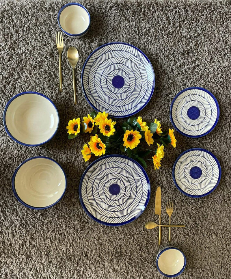 The Alba Ceramic Dinnerware Set For 2